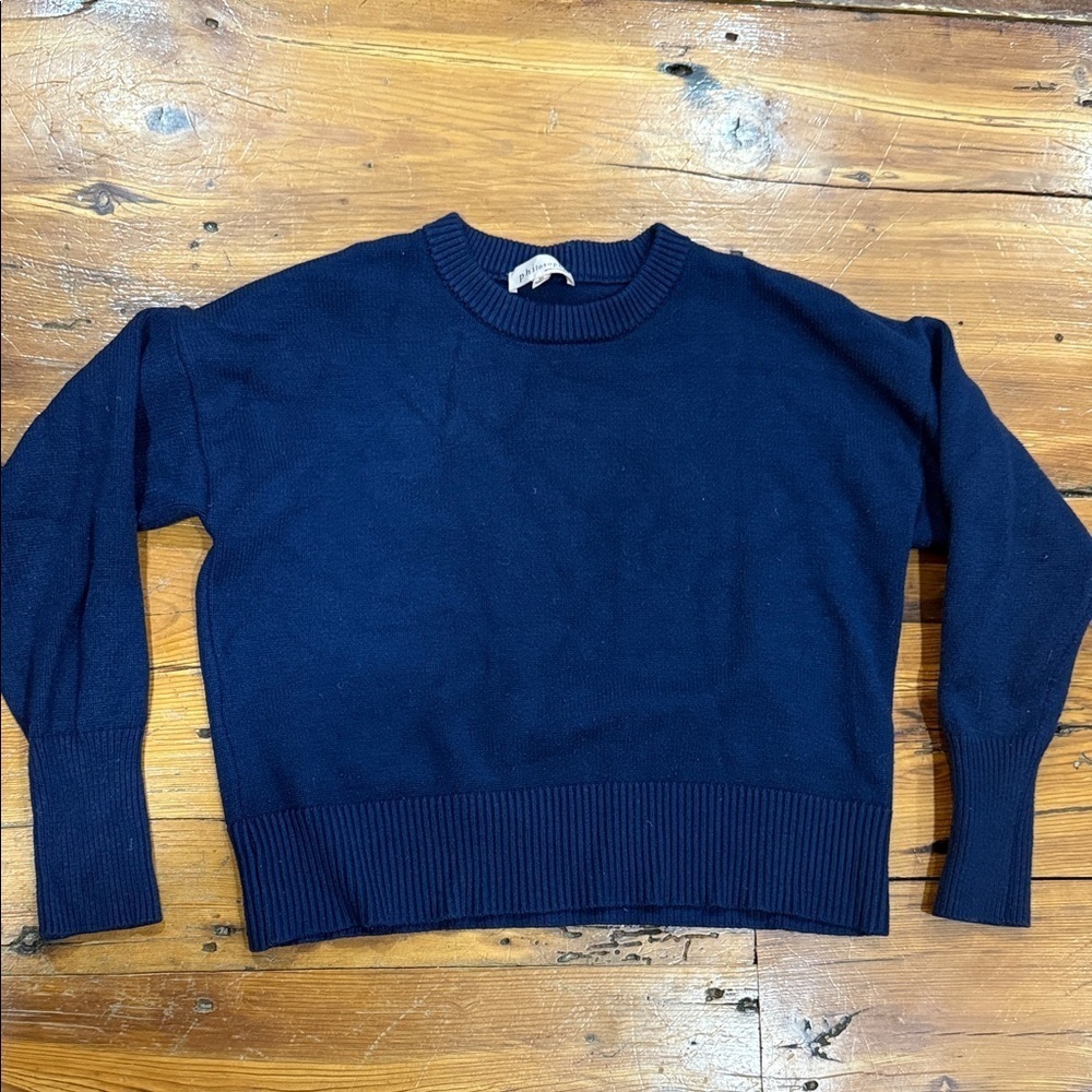 Philosophy Deep Blue Crew Neck Sweater Size XL